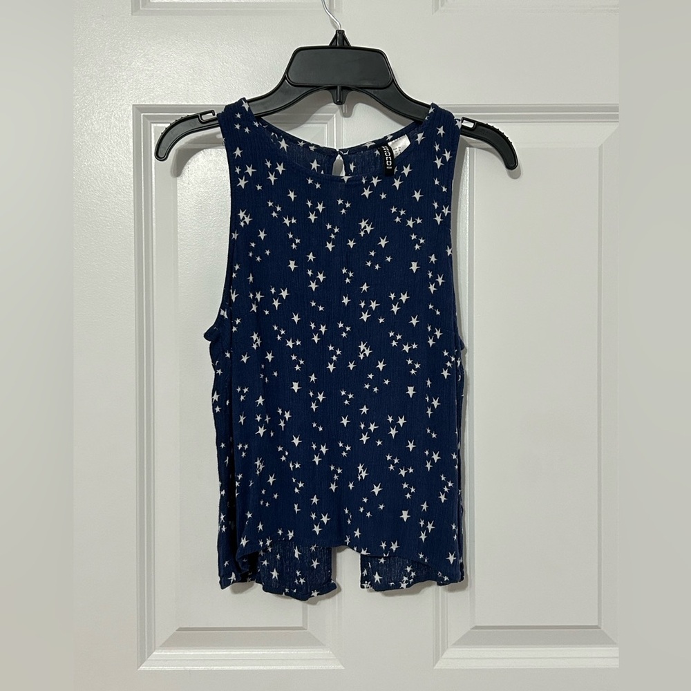 H&M tank top in star print